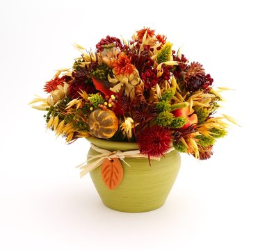 Autumn flower decoration