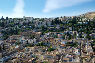 Fototapeta na wymiar Spanish neighborhood, Granada