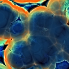 High magnification of bacteria