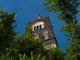 Fototapeta na wymiar Randazzo San Martino kościoła dzwonnica