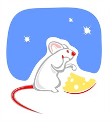 Mouse and cheese