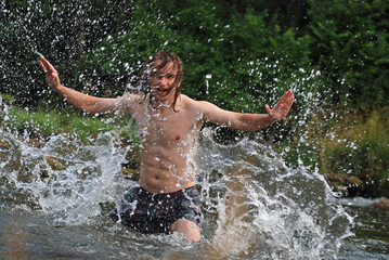 Fototapeta premium splash