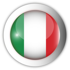 Italy Flag Aqua Button