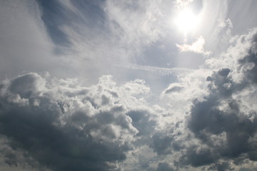 Obraz premium wolkenverhangen