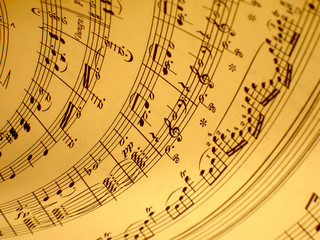 old music notes