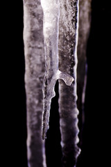 stalattiti di ghiaccio