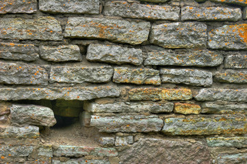 very old gray brick wall texture