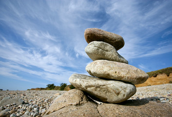 Empilement de pierre