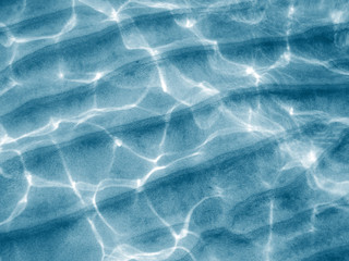 Abstract sea floor - water waves and ocean floor