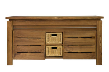 Chest with drawers on a white background