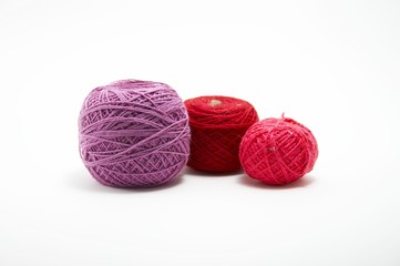 Multi-coloured balls of a thread 1