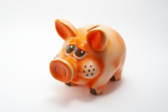 A toy - a coin box a pig 2