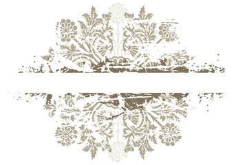 Vector Grunge Flowers