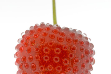 drop cherry isolated of white