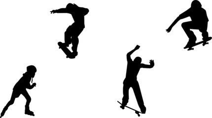 skating silhouettes