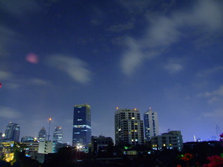 Fototapeta na wymiar Ville de nuit, Thailande