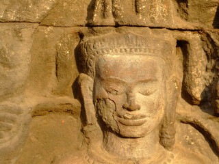 Apsara, temple Khmerc