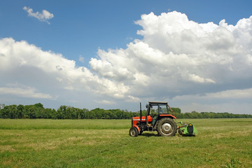 Grass mowing