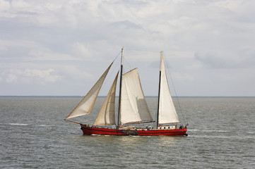 Sailing on the waddenzee