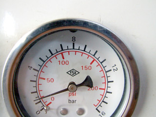 Naklejka premium indicator of pressure