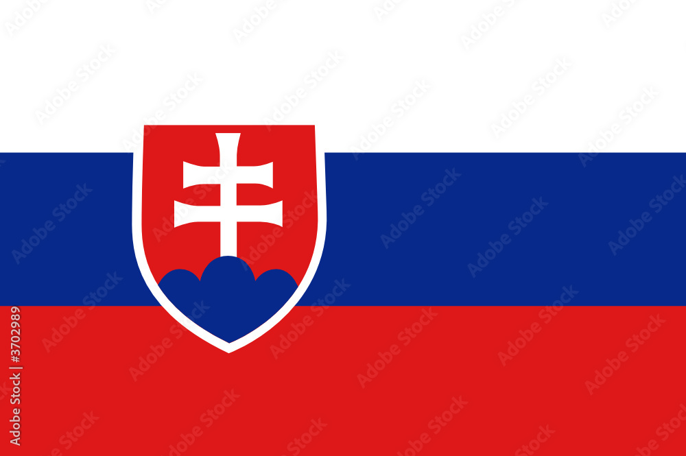 Wall mural flag - slovakia