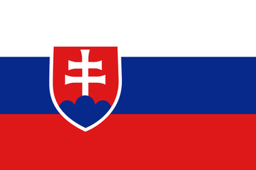 Fototapeta premium Flag - Slovakia