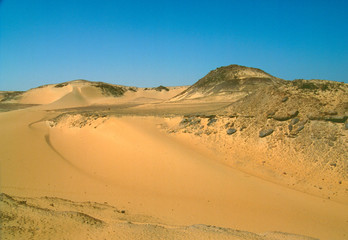 Fototapeta na wymiar Ägyptische Wüste