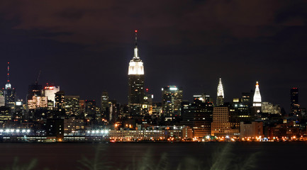 Fototapeta na wymiar Manhattan Skyline w Nowym Jorku
