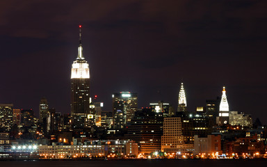 Fototapeta na wymiar Manhattan Skyline w Nowym Jorku