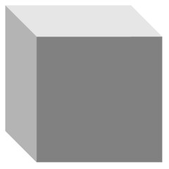 cube gris