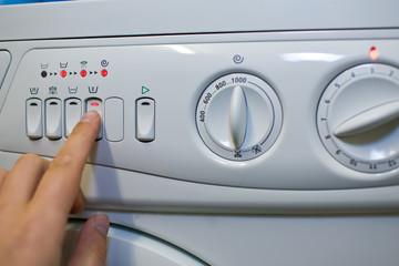 Waschmaschine einstellen