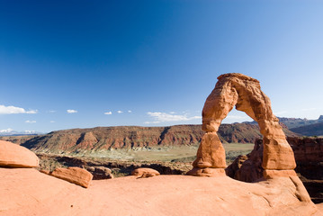 USA. Utah. Moab. Arches National Park. Delicate Arch.
