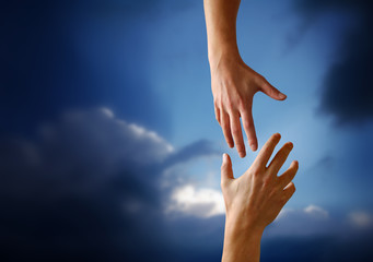A Hand reaching Out to Someone