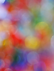 Decorative color blur with sparkling lights