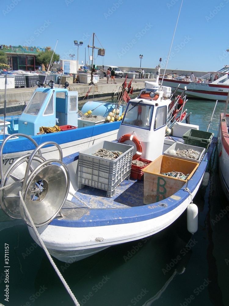 Wall mural bateau