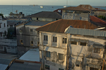 View of old  Stone Town. Zanzibar, Tanzania
