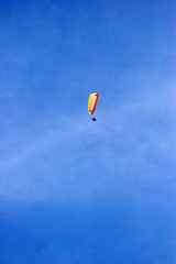 paraglider in the sky