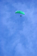 paraglider in the sky