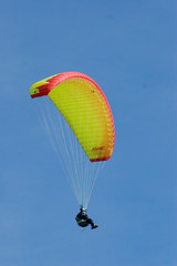 paraglider in the sky