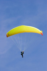 paraglider in the sky