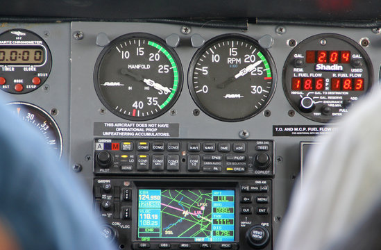 Flugzeugcockpit