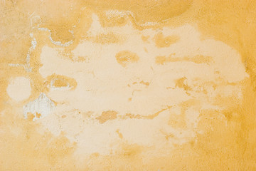 Old yellow cracked abstract grunge background. 