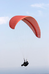 paraglider over the sky