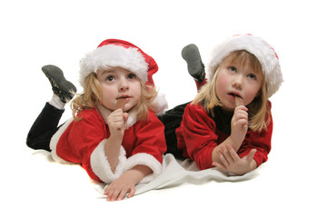 cute litlle christmas helpers