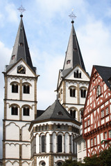 Fototapeta na wymiar Kirche in Boppard