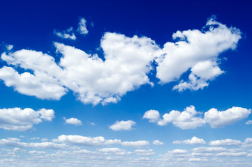 Obraz na płótnie Canvas Chmury na niebie.