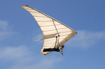 Hang gliding off the California coast in La Jolla, San Diego