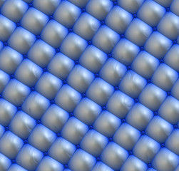 Bubble wrap and texture in blue color