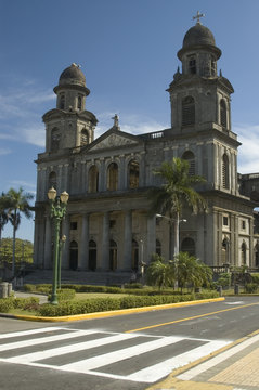 cathedral of santo domingo managua nicaragua central america