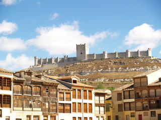Castillo de Peñafiel - Valladolid - obrazy, fototapety, plakaty